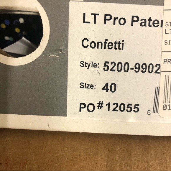 NIB Dansko LT Pro Patent Confetti polka dot slip on clogs multi size - Picture 8 of 11